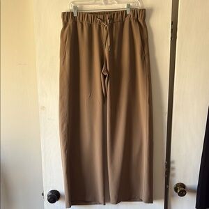 Lululemon On the Fly, Wide-Leg Tan Pants